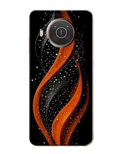 Чехол для Nokia X10 с картинкой «Огненная звездная волна» Чехол для Nokia X10 с картинкой «Огненная звездная волна»