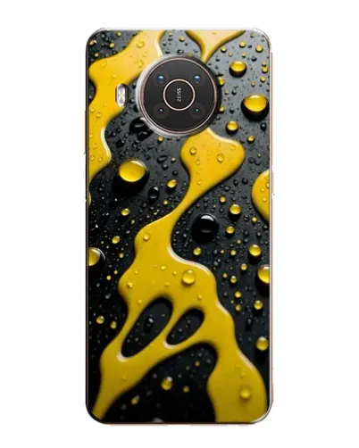 Чехол для Nokia X10 с картинкой «Жидкое желтое золото» Чехол для Nokia X10 с картинкой «Жидкое желтое золото»