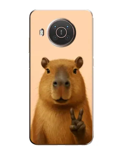 Чехол для Nokia X10 с картинкой «Капибара виктория» Чехол для Nokia X10 с картинкой «Капибара виктория»