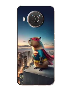 Чехол для Nokia X10 с картинкой «Капи-мен супергерой»