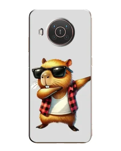 Чехол для Nokia X10 с картинкой «Капибара рэпер даб» Чехол для Nokia X10 с картинкой «Капибара рэпер даб»
