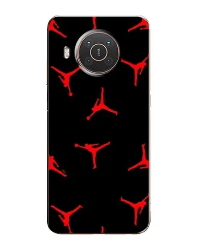 Чехол для Nokia X20 с картинкой «Jordan Red Pattern» Чехол для Nokia X20 с картинкой «Jordan Red Pattern»