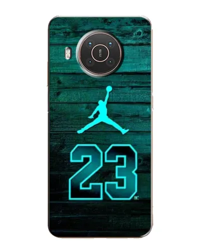 Чехол для Nokia X20 с картинкой «Jordan Cyan 23» Чехол для Nokia X20 с картинкой «Jordan Cyan 23»