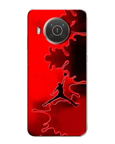 Чехол для Nokia X20 с картинкой «Jordan Red Smoke» Чехол для Nokia X20 с картинкой «Jordan Red Smoke»