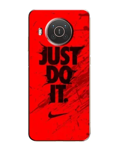 Чехол для Nokia X20 с картинкой «Nike Just Do It» Чехол для Nokia X20 с картинкой «Nike Just Do It»