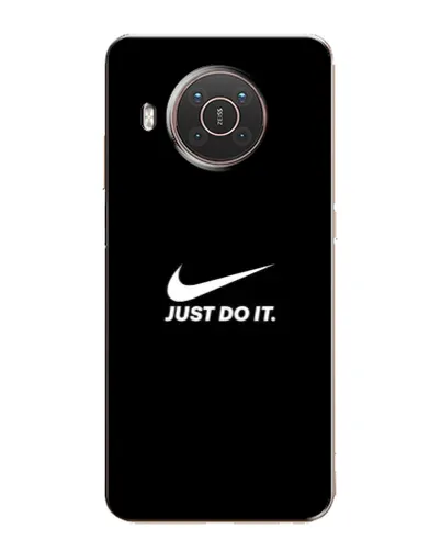 Чехол для Nokia X20 с картинкой «Минимализм от Nike»