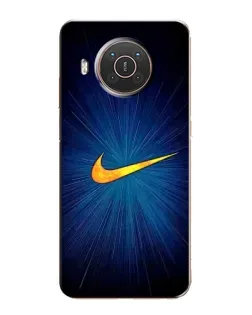 Чохол для Nokia X20 з картинкою «Синій пульс Nike»