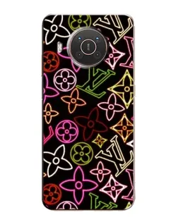 Чехол для Nokia X20 с картинкой «Неоновый микс Nike» Чехол для Nokia X20 с картинкой «Неоновый микс Nike»