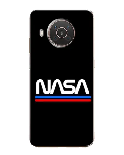 Чехол для Nokia X20 с картинкой «NASA — классика Red Blue» Чехол для Nokia X20 с картинкой «NASA — классика Red Blue»