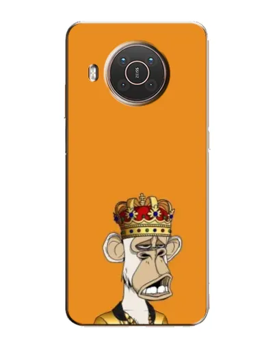 Чехол для Nokia X20 с картинкой «Золотая обезьяна Bored Ape»