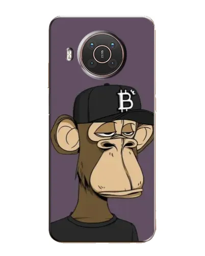 Чехол для Nokia X20 с картинкой «Bored Ape в кепке»