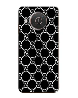 Чехол для Nokia X20 с картинкой «Gucci — сетчатый паттерн»