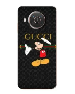 Чехол для Nokia X20 с картинкой «Микки Маус Gucci»
