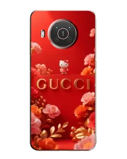 Чехол для Nokia X20 с картинкой «Gucci — золотой сад»