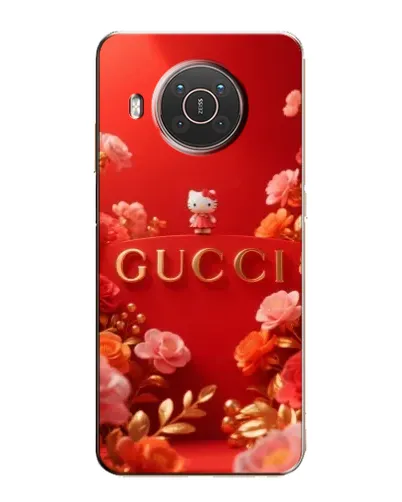 Чехол для Nokia X20 с картинкой «Gucci — золотой сад»
