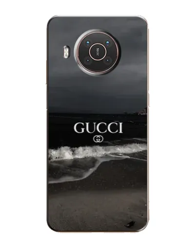 Чехол для Nokia X20 с картинкой «Gucci — морской прибой»