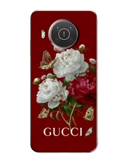 Чехол для Nokia X20 с картинкой «Gucci —  сад»