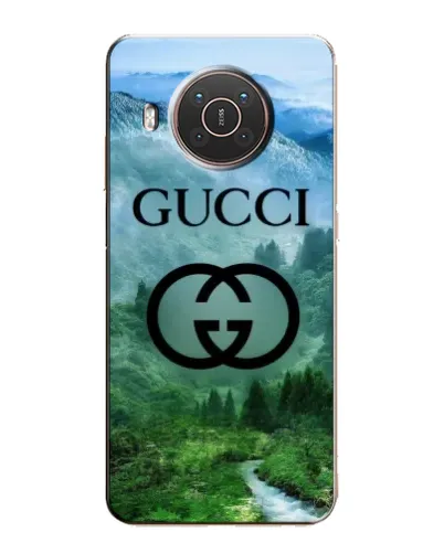 Чехол для Nokia X20 с картинкой «Gucci — горный пейзаж»