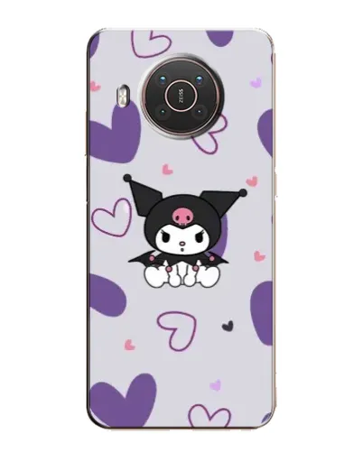 Чехол для Nokia X20 с картинкой «Kuromi и лавандовые сердца» Чехол для Nokia X20 с картинкой «Kuromi и лавандовые сердца»