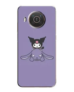 Чохол для Nokia X20 з картинкою «Kuromi на ліловому фоні» Чохол для Nokia X20 з картинкою «Kuromi на ліловому фоні»
