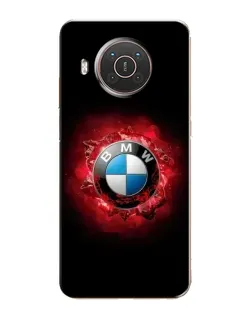 Чехол для Nokia X20 с картинкой «Логотип BMW — вспышка»