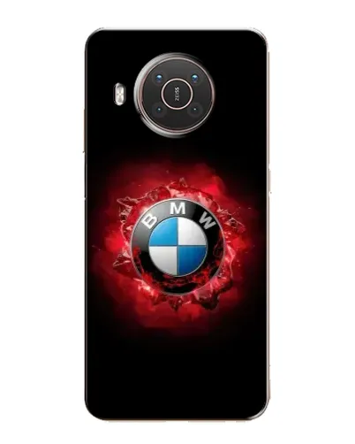 Чехол для Nokia X20 с картинкой «Логотип BMW — вспышка»