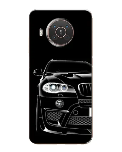 Чехол для Nokia X20 с картинкой «Темный силуэт BMW»
