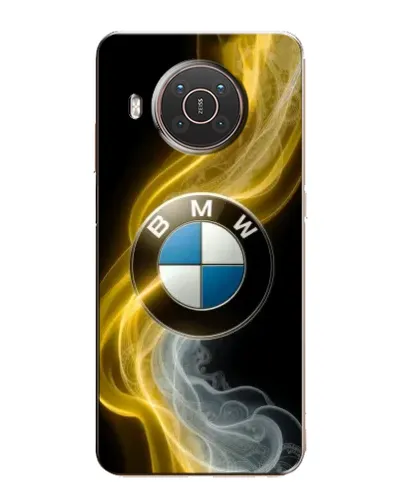 Чехол для Nokia X20 с картинкой «Золотистый дым BMW»