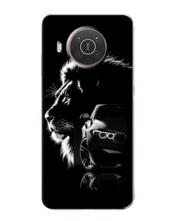 Чехол для Nokia X20 с картинкой «BMW и лев»