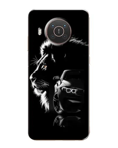 Чехол для Nokia X20 с картинкой «BMW и лев»