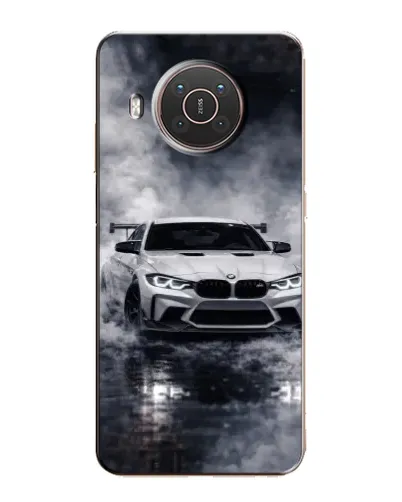 Чехол для Nokia X20 с картинкой «BMW сквозь туман»