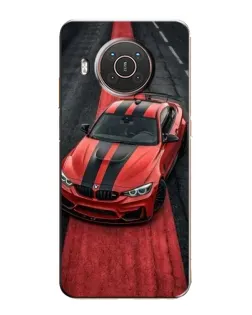 Чехол для Nokia X20 с картинкой «BMW на красной дорожке»
