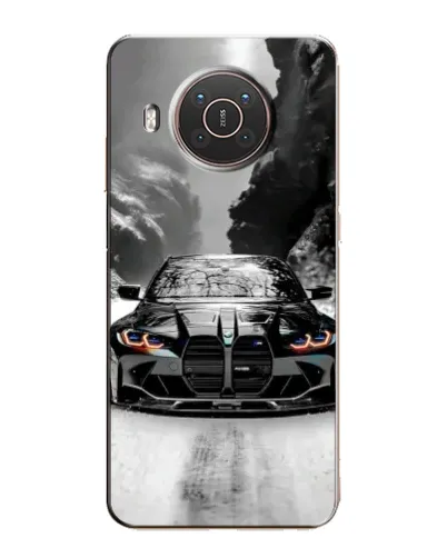 Чехол для Nokia X20 с картинкой «BMW — акварельный дрифт» Чехол для Nokia X20 с картинкой «BMW — акварельный дрифт»