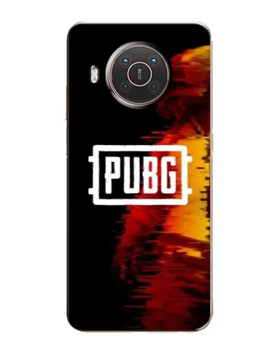 Чохол для Nokia X20 з картинкою «Яскравий логотип PUBG»
