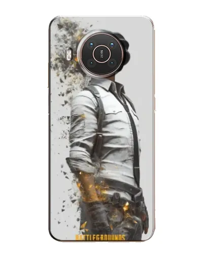 Чохол для Nokia X20 з картинкою «PUBG — боєць у пилу»