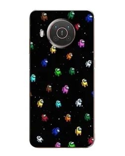 Чохол для Nokia X20 з картинкою «Екіпаж Among Us»