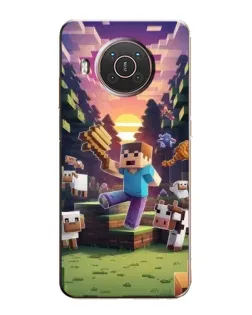 Чохол для Nokia X20 з картинкою «Стів на фермі»