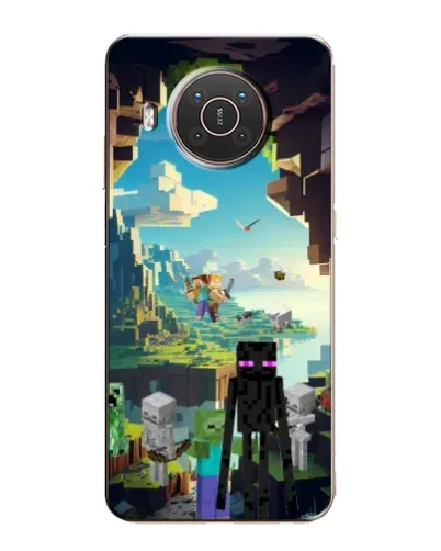 Чохол для Nokia X20 з картинкою «Ендермен у лісі»