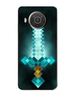 Чохол для Nokia X20 з картинкою «Алмазний меч неон»