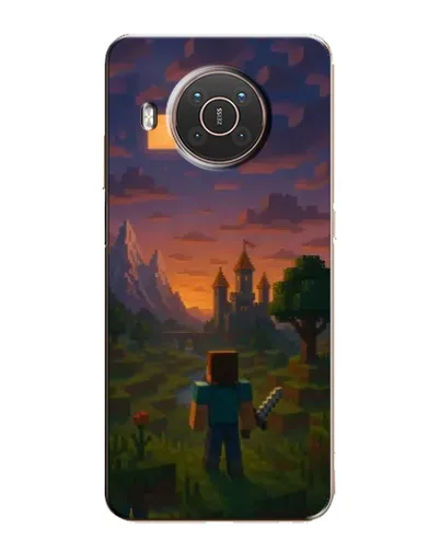 Чохол для Nokia X20 з картинкою «Стів біля вежі»