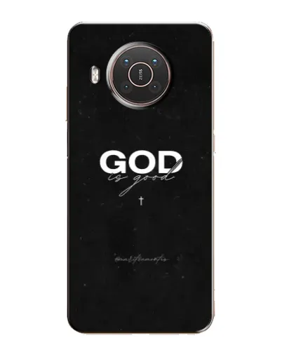 Чехол для Nokia X20 с картинкой «GOD — Бог над всем»
