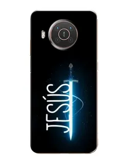 Чехол для Nokia X20 с картинкой «Меч Духа Jesus»