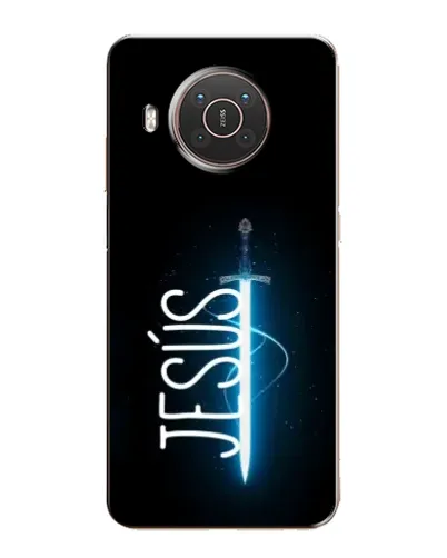 Чехол для Nokia X20 с картинкой «Меч Духа Jesus»