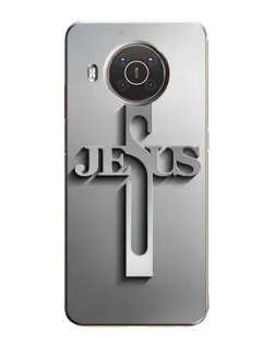 Чохол для Nokia X20 з картинкою «Металевий хрест Jesus» Чохол для Nokia X20 з картинкою «Металевий хрест Jesus»