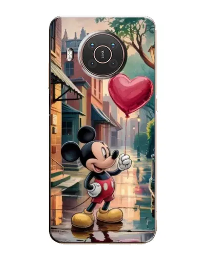Чехол для Nokia X20 с картинкой «Микки и шарик-сердце» Чехол для Nokia X20 с картинкой «Микки и шарик-сердце»