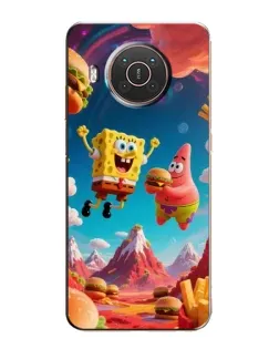 Чехол для Nokia X20 с картинкой «Космический фастфуд» Чехол для Nokia X20 с картинкой «Космический фастфуд»