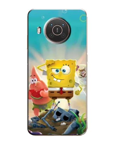 Чехол для Nokia X20 с картинкой «Спанч Боб победитель»