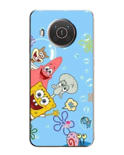 Чехол для Nokia X20 с картинкой «Веселые пузырьки»