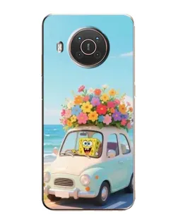 Чехол для Nokia X20 с картинкой «Автомобильное путешествие»