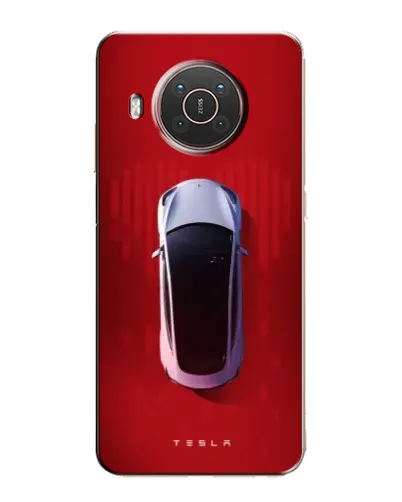 Чехол для Nokia X20 с картинкой «Tesla Top View»